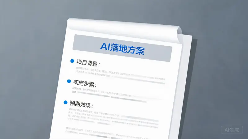 AI落地方案咨询 需求梳理 路径规划