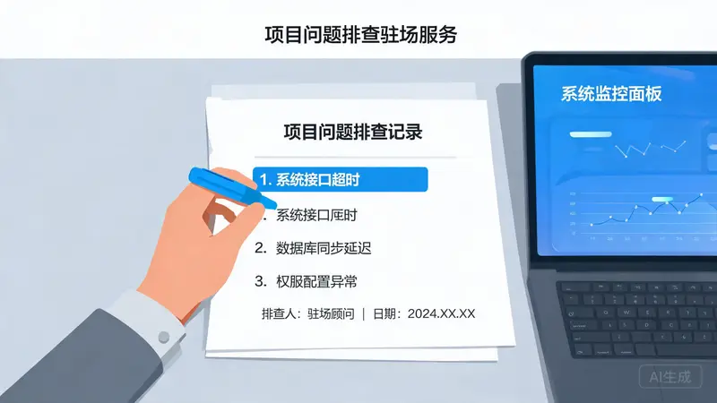 AI技术顾问驻场支持 线下问题排查